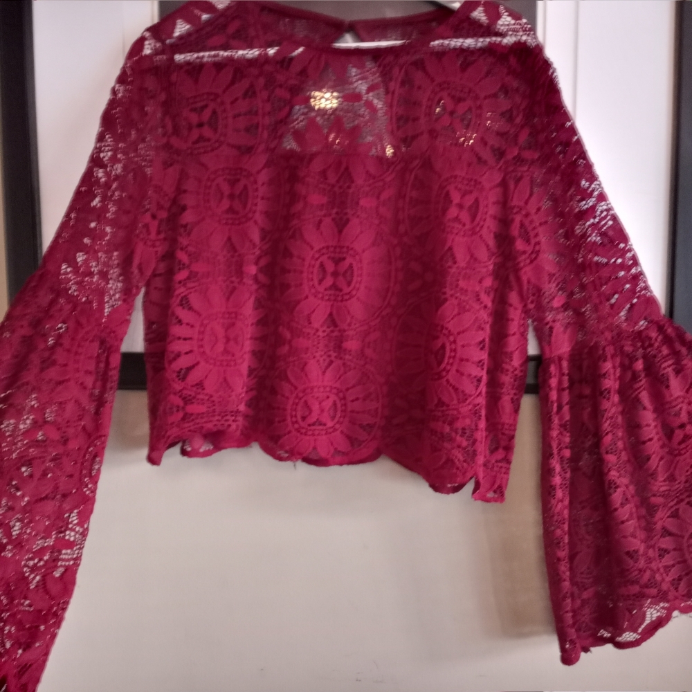 Lace woman top